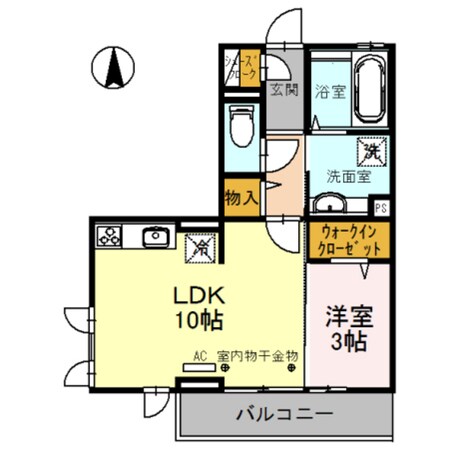 ウイステリアの物件間取画像